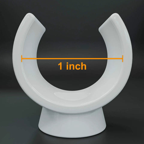 1 Inch PEX Pipe Support Hangers Set Of 130 U Hook PVC Clamp showing size measurement