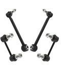 Rear Suspension Kit For 2009 To 2017 Ford Expedition And Lincoln Navigator Including Two Rear Sway Bar Links And Two Upper Rear Control Arms With Ball Joints, black steel