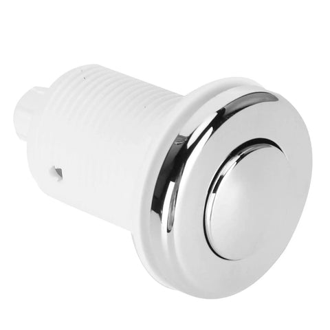 Easy Install 250V Spa Pool Push Air Button Switch Kit For Home Use, stainless steel button and white casing, pneumatic control