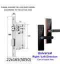 Straight Up Reliable Smart Door Lock Featuring Plug And Play Setup Biometric Fingerprint Password Code Keycard Access And Wifi App Control For Hassle Free Home Security In Red Bronze with size dimensions.