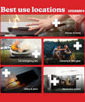 Ultra Compact Aerosol Fire Extinguisher Spray Pack Of 2 Non Toxic Eco Friendly Fire Suppressant For Home Kitchen Car And Office Quick And Easy To Use With Ten Year Shelf Life best use locations in kitchen, car, camping, office, electronics.