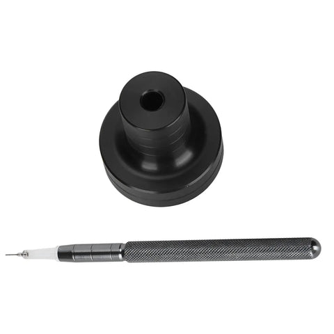 Automatic Watch Lubricant Oiler Pen For Pros and Hobbyists with alloy rod and black plastic base, easy reusable watch repair tool