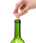 Hand using 60 Pieces T Shaped Wine Corks Reusable Cork Plugs Wooden And Rubber Wine Stoppers For Wine Beer And DIY Crafts Sealing Bottles