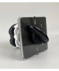Changeover Rotary Cam Switch LW31 With 0 To 4 Positions, 660V 50A, Three Stages, Two Poles, Eight Terminals, Silver Finish For Heavy Duty Industrial Control