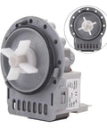 Heavy Duty Washing Machine Drain Pump Replacement For Fully Automatic Washers Durable Plastic Pump Assembly With High Flow And Quick Drain No Fuss Laundry Upgrades, gray plastic close-up