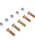 Solid GOTOTOP 1/2 Inch 20 Fine Thread Wheel Studs And Lug Nuts Kit For Most Vehicles Includes Five Bolts And Nuts installed