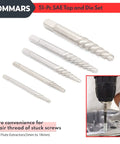 Jumbo 51 Piece Tap And Die Set For 1 4 20 To 1 14 SAE Threads with T Handle Tap Wrench for metal threading repairs