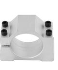 Heavy Duty Spindle Motor Mount Bracket Clamp Cast Aluminum Sturdy Upgrade For Cnc Engraving Machine 52Mm top view with screws