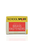 Top Shelf Brass Plated Fasteners 1-1/2 Inches Size 6 Bulk Pack Of 100 Heavy Duty Binding Pins packaging front view.