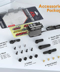 Accessories package with Beefy 55Kg Waterproof Brushless RC Servo Motor For 1 By 10 And 1 By 8 Scale Rigs and components
