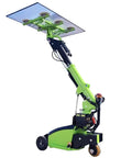 No Sweat Heavy Duty Mobile Vacuum Suction Cart For Hassle Free Glass Installation And Wall Panel Handling With Full 360 Degree Rotation And Smooth Electric Lift, showcasing lifting mechanism.