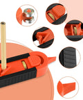 Close-up of Heavy Duty Contour Scribe Tool With Two Included Pencils And Secure Clamp Lock for easy profile tracing.