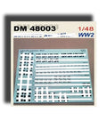 1/48 German Aircraft Sign Accessory for WW2 Dioramas and Scale Model Builds Must Have Black Finish Realistic Military Signage for Kit Builders Aviation History Hobbyists 48003