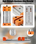 Compact Aluminum Alloy Bench Vise Featuring Slick Low Profile Build Dead Simple Setup Rock Solid Grip For CNC Engraving Machines Quick Wood Metal Plastic Milling Jobs, showcasing high-strength alloy with clamping surfaces.