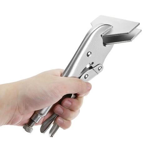 Locking Sheet Metal Clamp Set, 8 Inch Alloy Steel Pliers For Welding, Heavy Duty Sheet Metal Grip Tool, 2 Pack For Bending