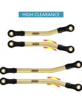 Brass High Clearance Link Set For TRX4M Bronco Defender One Eighteenth Scale RC Crawler Upgrades 38g Per Set Adds Weight To Lower Center