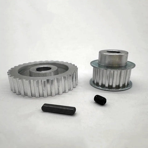 Pro Grade 2 Pack Synchronous Gear Drive For Mini Lathe With Metal Cutting Gears Set Precise Spindle And Motor Sync High Efficiency And Stable Performance For Milling Projects And Hobby Machining, metal gears