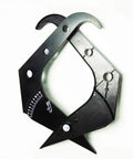 Heavy Duty Wheel Width Caliper And Slick Rim Measuring Tool For 3 To 14 Inch Tires showing black ABS shell and measuring notches.