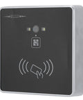 2D QR Access Control Card Reader And Barcode Scanner For Wiegand RS232 RS485 TTL with black front panel for office building entry