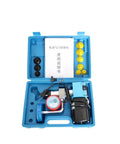 Get Your Engine Running Smooth With This Heavy Duty 220V Electric Speed Valve Grinder Tool Kit For Family Car Maintenance And Minor Fixes That Are Totally Worth The Cash Outlay. Blue plastic case with electric valve grinder, adapters, and manual for car maintenance.
