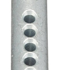 Clevis Pins Half Inch By 3 Inch Steel With Zinc Finish 4 Pack Universal Quick Release Pins, silver hole view