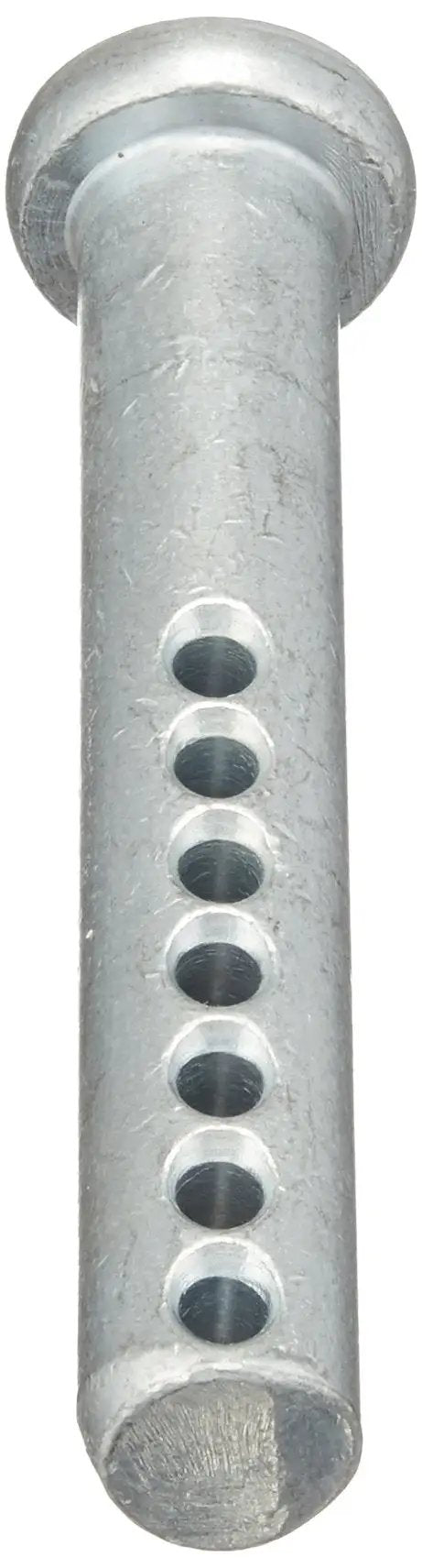 Clevis Pins Half Inch By 3 Inch Steel With Zinc Finish 4 Pack Universal Quick Release Pins, silver hole view