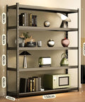 Heavy Duty Metal Shelving Unit Adjustable Storage Rack With 2000 Lbs Capacity Industrial Grade Steel Shelves for organized items.