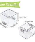 Magnetic Button Switch Cover Guard Transparent Clear Plastic Push Button Protector 1 Pack with size dimensions in inches