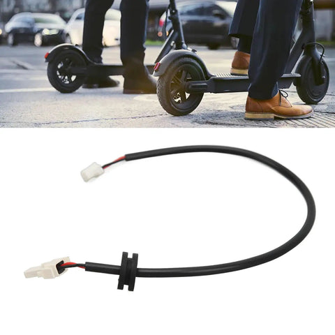 Premium ABS Tail Light Cable For Electric Scooter Replacement Part For MAX G30P G30D with connectors in urban setting