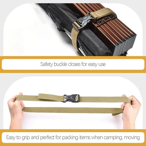 4 Pack Luggage Binding Straps Cinch Ratchet Belts for Travel Bags Golf Cart Bags Backpacks and Camping Gear with safety buckle