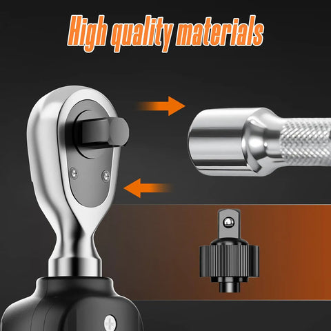 Digital Torque Wrench With LCD Display And Buzzer 0.44 To 8.8 Ft Lb Or 0.6 To 12 Nm One Quarter Inch Drive close-up view