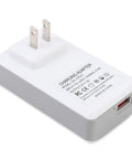 Rock Solid UPS Power Supply Plug And Play 2600 mAh Battery Backup Emergency System charging adapter with dual output ports.