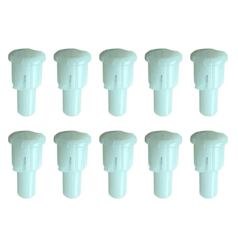 Set Of 10 AC Knob Shaft Replacement Parts Made With ABS For Easy Install And Smooth Air Conditioning Control No Fuss DIY Repair Kit