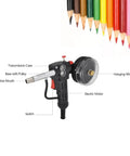 Spool Gun For Mig Welder Heavy Duty Workhorse 200A Air Cooled Welding Accessory With Closed Spool Box labeled parts illustration