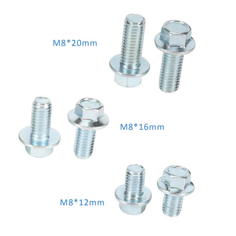 Assorted M8 bolts for 28 Inch Rear Axle Kit For Go Kart ATV Quad 110cc 125cc 150cc With 3 Stud Hub 710mm Length