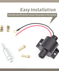 Beefed Up 12 Volt Fuel Pump Kit FEP304SV Replacement For Posi-Flow With 1/8-27 NPTF Fittings And 1 To 2 Psi Max Pressure High Performance Pump