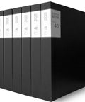 Six Pack 40 Pocket Display Binders With Clear Sheet Protectors, 8.5 By 11 Portfolio Folders, Pro Grade Presentation Books