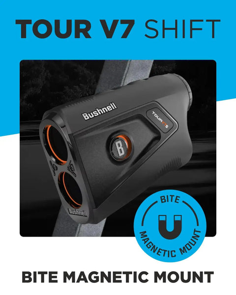 Golf Rangefinder With Tour Trusted Slope Technology And Dual Color Display For Quick Yardage Reads 6X Magnification Dark Design
