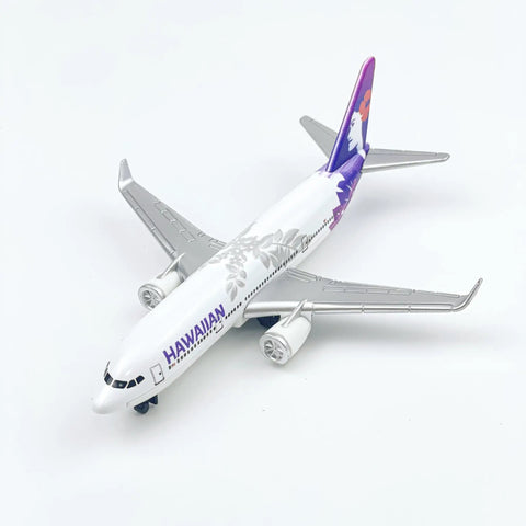 Hawaiian Model Airplane Die Cast Fuselage Alloy Body With Plastic Wings True To Scale Showpiece For Collector Display