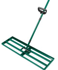 Stainless Steel Lawn Leveling Rake With Adjustable Handle For Smoothing Soil And Topsoil 30x10 Or 45x10 Ground Plate