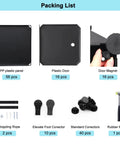 Packing list for 16 Cube Storage Organizer With Doors DIY Modular Book Shelf Cubby System, showing components and quantities.
