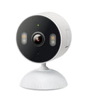 1080p Indoor Outdoor Security Camera With Motion And Person Detection, Baby Cry Alerts, Color Night Vision, IP65 Weatherproof, Local SD Or Cloud Storage, Works With Alexa And Google Home, front view