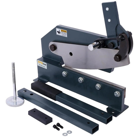 Heavy Duty 12 Inch Sheet Metal Shear, Tough As Nails Manual Cutting Tool That Chews Through Steel Bars And Rods Like Butter With A Solid Steel Frame For Fast Shop Projects