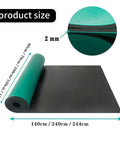 Anti Static Silicone Work Mat For Electronics Repair 60x240cm Heat Resistant Soldering Surface with size details