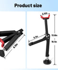 Compact Foldable Motorcycle Wheel Lift Stand For Front Or Rear Wheels, Ultra Portable Trail Stand dimensions diagram