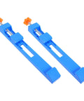 Get Tight, Precision Cuts Every Time With These Heavy Duty Adjustable Positioner Clamps For Woodworking. Blue clamps for guiding circular saw.