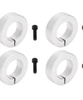 Awesome 4pcs Alloy Split Shaft Collar Kit With 1 Inch Bore For Gear Box Builds Motor Bases Tools Drive Shafts And Farm Equipment Secures Rock Solid Locking During Operation While Saving You Money By Avoiding Cheap Replacements From Low Grade Materials, 4 alloy split shaft collars with bolts