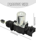 Power Door Lock Actuator Pair For Driver And Passenger Sides Replacement 746014 Direct Fit for GM Trucks, close-up view with dimensions