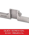Depth Attachment For 6 And 9 Inch Dial And Electronic Calipers Pro Grade Precision, metallic design with screw-on feature.