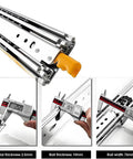 Heavy Duty Locking Drawer Slides 32 Inch Full Extension Ball Bearing Side Mount Glides Tough As Nails Built To Last 500lb Load